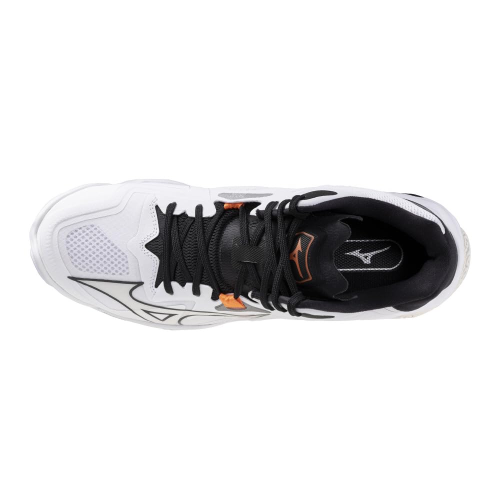 Volleyball Shoes Wave Lightning Z8 MID Club Activities Indoor Wide Lightweight Indoor Mid Cut Cm 2E [Mizuno] White/Black 27.0