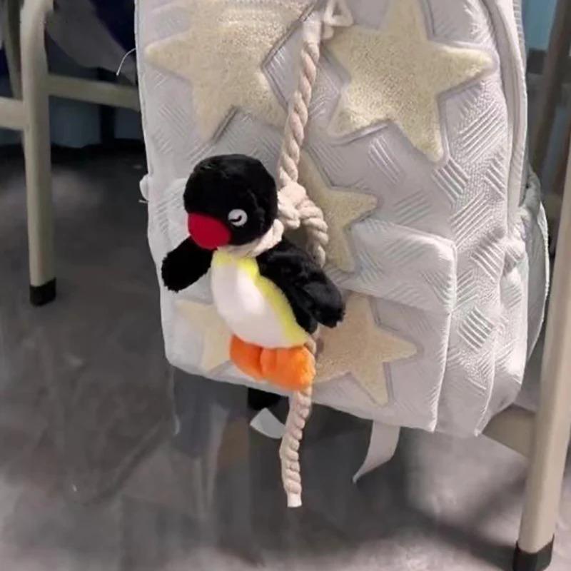 Süßer Pinguin Plüsch Schlüsselanhänger Niedliche Pinguin Puppe Anhänger Kreativer Tier Schlüsselanhänger Exquisite Rucksack Dekoration Umhängeband Geschenk