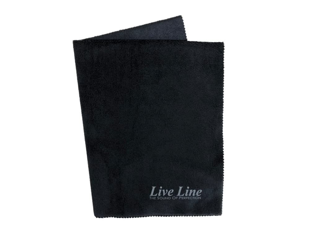 LiveLine High-Quality Wiping Cloth, Black, LWC1800BK