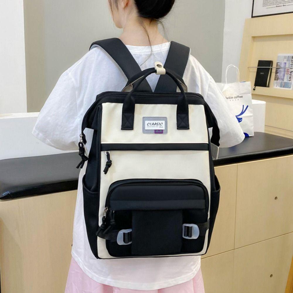 Anti-splash Water Large Capacity Backpack Korean Style Women School Bag  Students