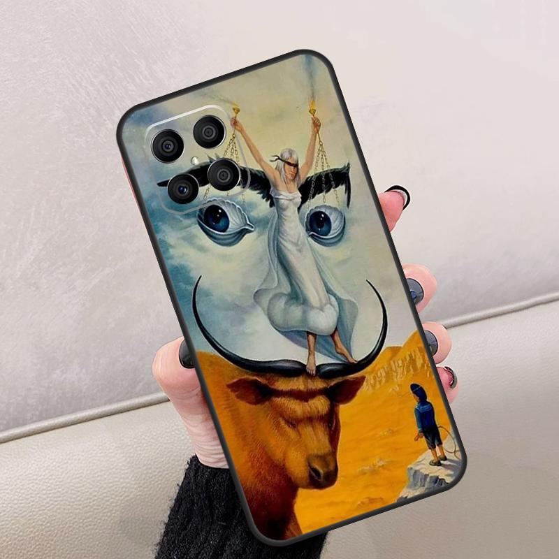 Salvador Dali Art Case For Honor Magic 7 Lite 5 6 Pro Cover For Honor X9b X9a X9c X8a X8b X9 200 400 50 70 90