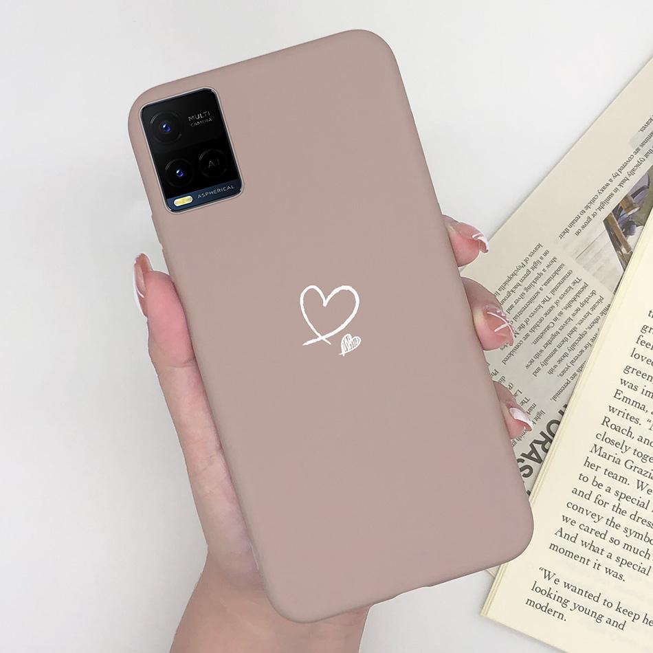 For Vivo Y33 Y33S Y21 Y21S Case Luxurious Silicone Soft TPU Matte Phone Back Cover For Vivo Y 33 Y33 S Y 21 S 21S Fundas Bumper