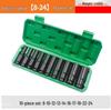 Electric Wrench and Socket Set for Auto Repair 8-Piece
