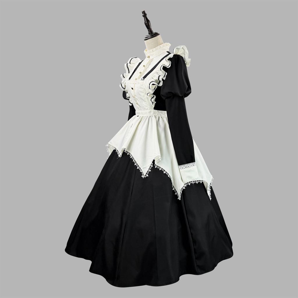 Gotisches Lolita-Kleid Mit Puffärmeln Für Cosplay Und Anime-Veranstaltungen
