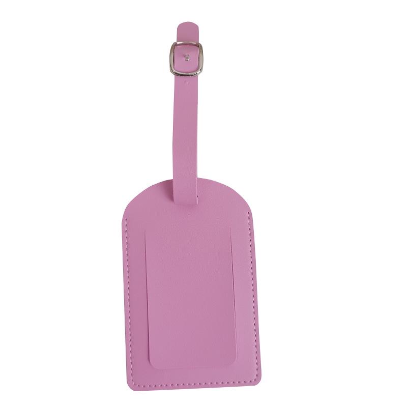 PU Leather Luggage Identification & Anti-Lost Tag for Suitcases