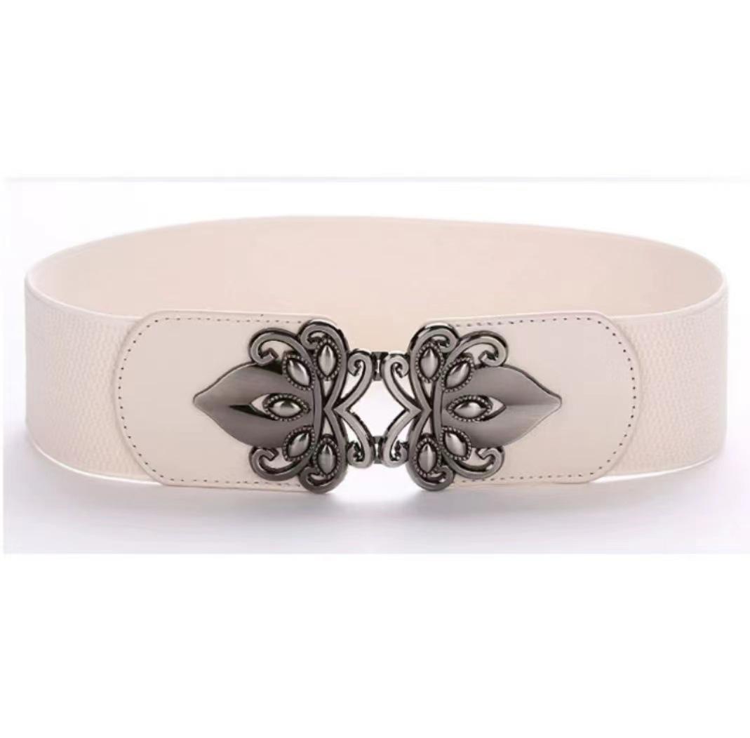 

Женский эластичный широкий пояс на талию - модный стиль для украшения повседневной юбки