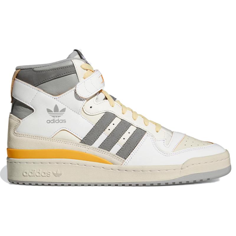 adidas Forum 84 High 'White Grey Yellow' Sneakers GY5727