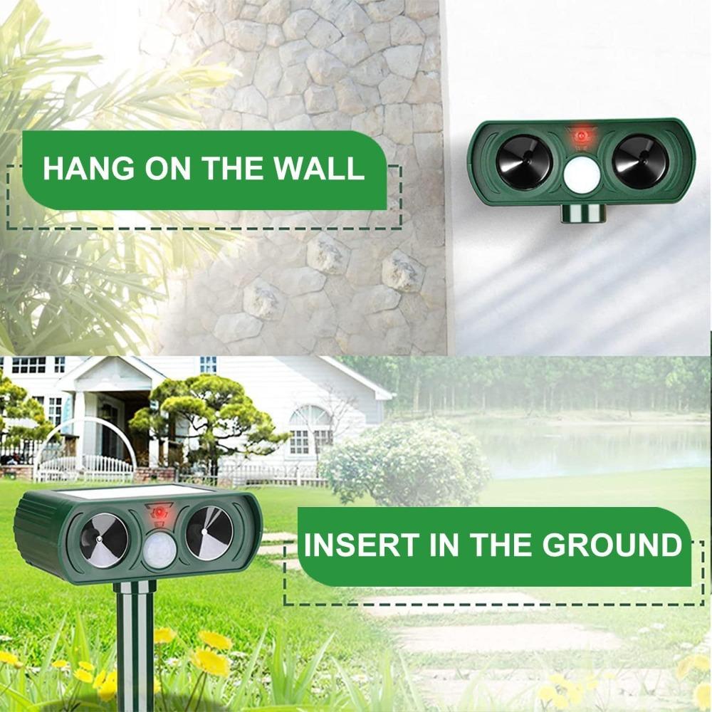 Solar Dog Cat Deterrent Waterproof Pest Repeller New Infrared Cat Repeller Outdoor