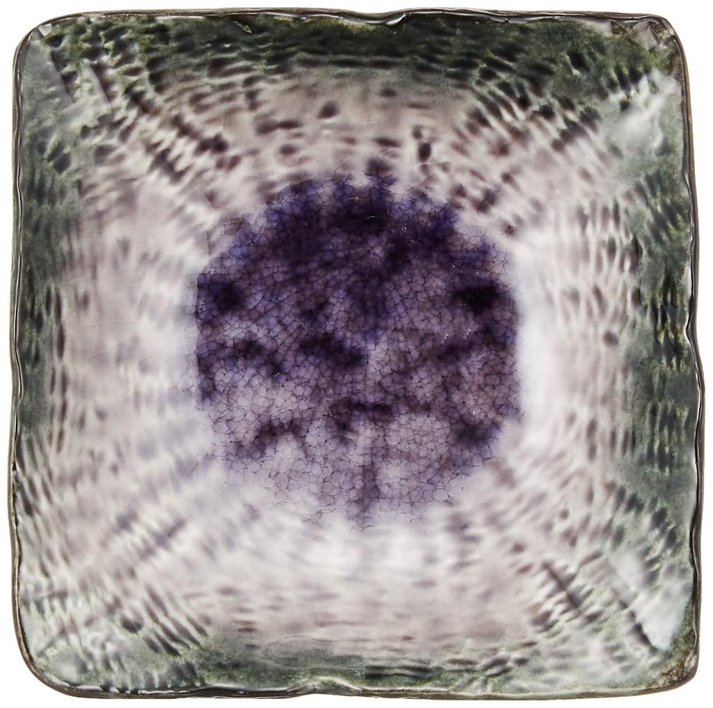 Utsuwa Roan Mino Ware Yamasaku Kiln Dinnerware 5 Small 11cm Mesh 5 and Made In "Colorful Five-Color" Set, Plates, Plates, Approx. Diameter, Square,