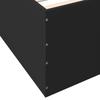Bed Frame Black 120x200 cm Particleboard