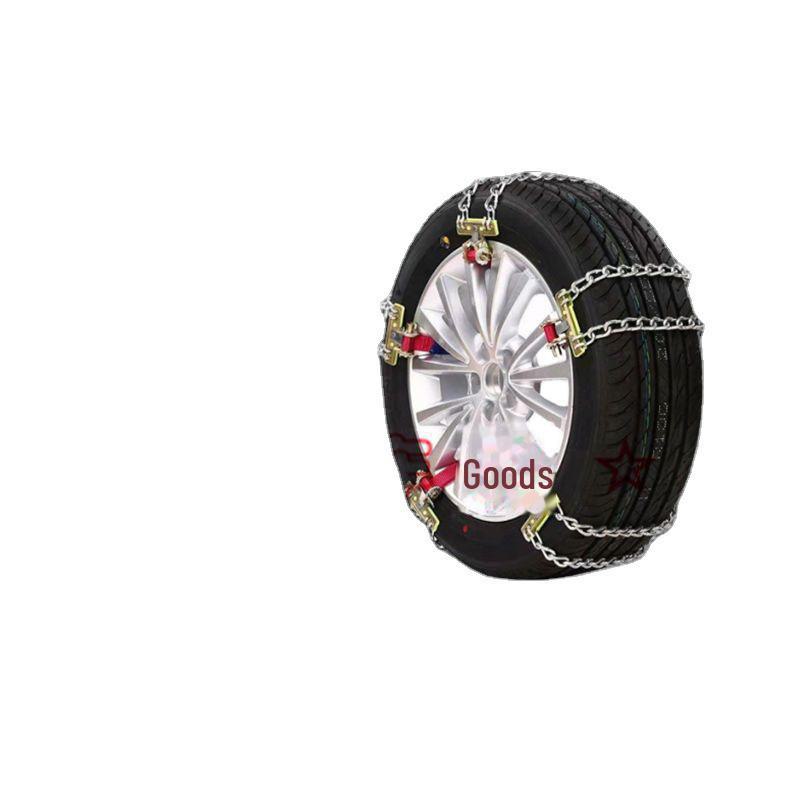 

Универсальная зимняя шинная железная цепь для легковых автомобилей, внедорожников, грузовиков, фургонов - внедорожная транспортная противоскользящая цепь