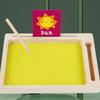 Sand Tray  Letter Formation Sand Writing Tray with Pen Educational Toy for Kids Writing Letters and Number