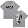Lady Gaga The Mayhem Ball Tour 2025 Graphic T-Shirts Unisex Women Casual 100% Cotton Short Sleeve T Shirt Hip Hop Clothing T-shirt