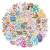 50/100PCS Multicolor Cartoon Rabbit Stickers Vinyl Holographic Glisten Decorative Sticker Removable Waterproof