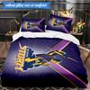 3PCS Melbourne Storm Team Bedding Set 2D Printing (Includes 1 Duvet Cover + 2 Pillowcases Coreless), Bedroom decor,Fan Gift