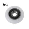 8pcs Bath Shower Door Rollers/Runners Pulleys 23mm Diameter Wheel Bathroom Replacement Part Enclosures Cabins