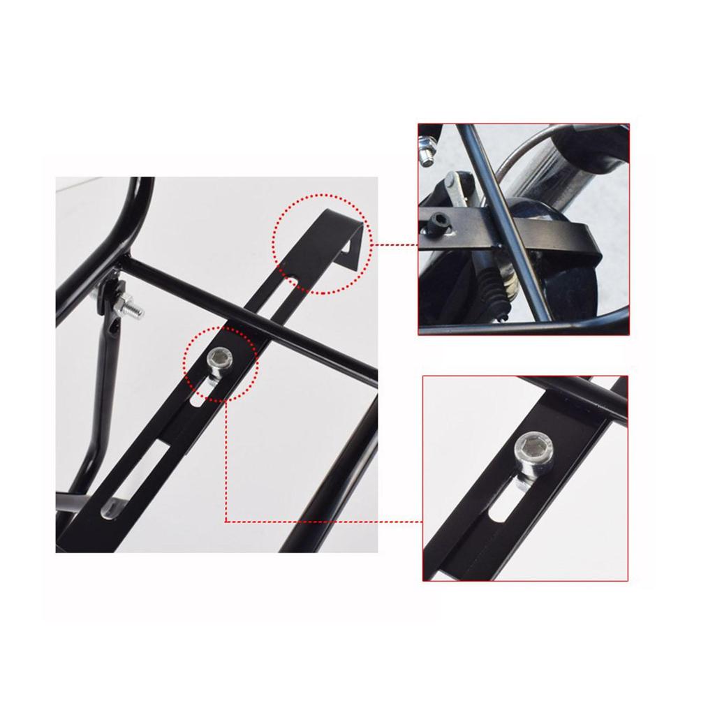 Bike Front Rack Carrier Luggage Shelf Equipment Holder Stand Bicycle Fork for