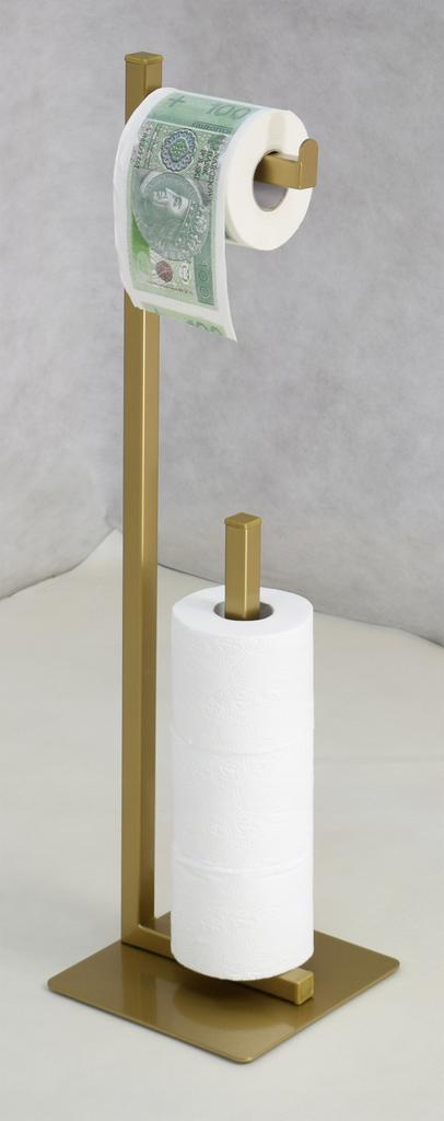 Stojak Na Papier Toaletowy Uchwyt Loft Złoty