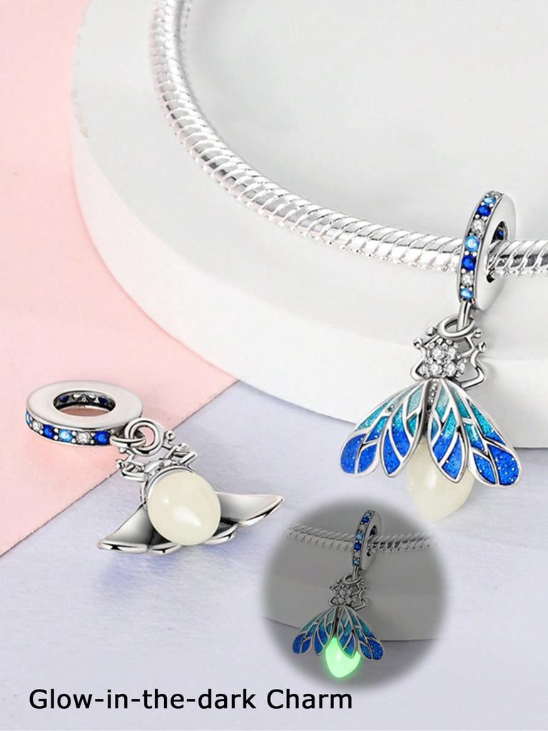 Charms Plata Colorful Insect Butterflies Beads Charm Copper Plated Fit Charms Original Bracelet For Jewelry Making Diy Charm