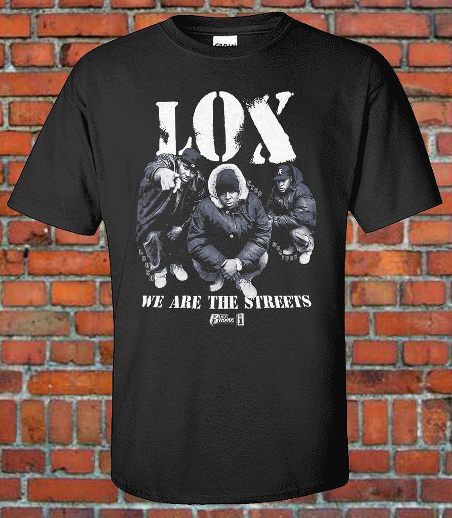 Vintage Style TShirt Retro Reproduction Hip Hop 90s LOX Bootleg Graphic Tee