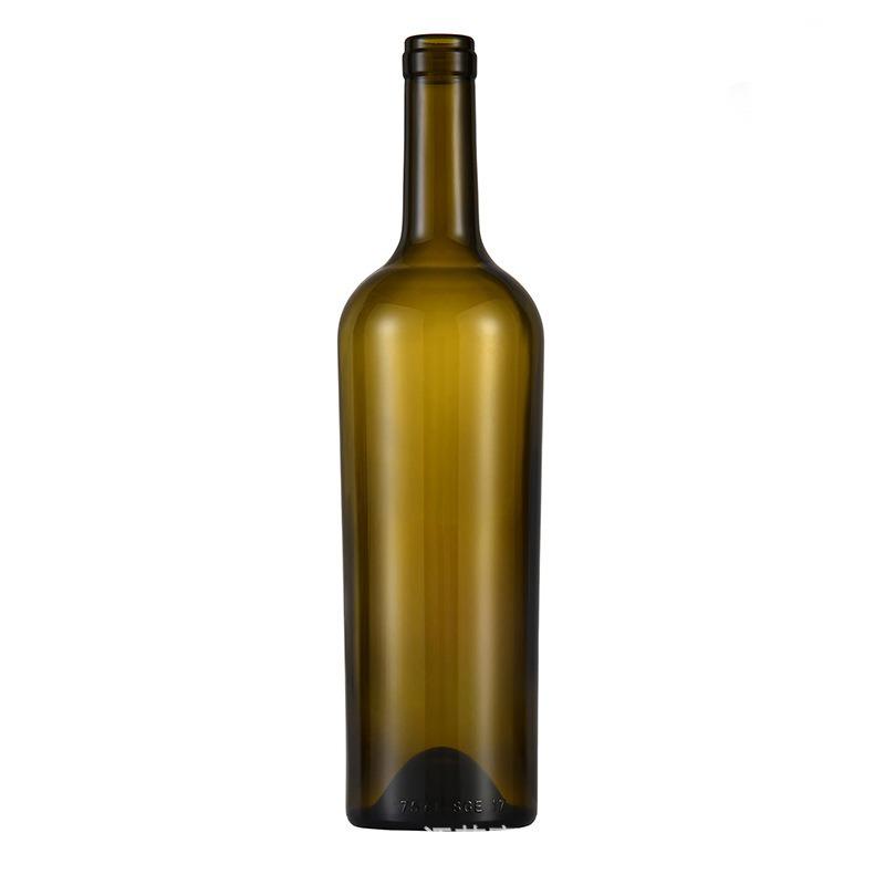 In-Stock Burgundy Green Glass Wine Bottle - Ideal for Red Wine, Liquor, Home Brewing, and Fruit Wine Storage