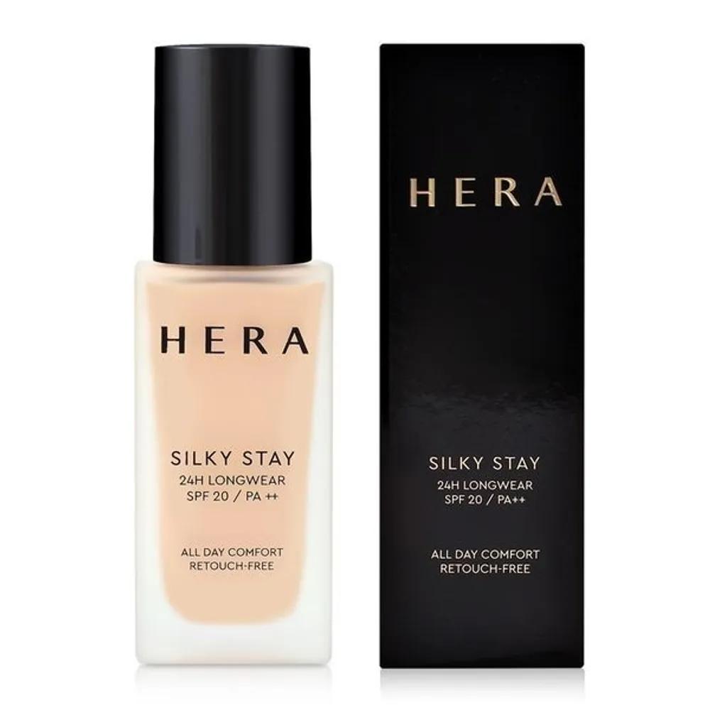 [Boribori] HERA Silky Stay Стойкая тональная основа 24 часа 30 г / 21N1 (ваниль)