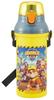 Water Dishwasher Made In Paw Patrol Rubble Children's Bottle, 480ml, Plastic, One-Push Open/Close, Safe, Japan, & Crew, Boys', PSB5SAN-A
