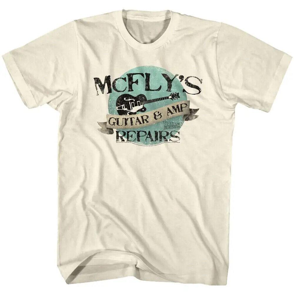 Back to The Future McFly Guitar and Amp Repairs Men T Shirt S