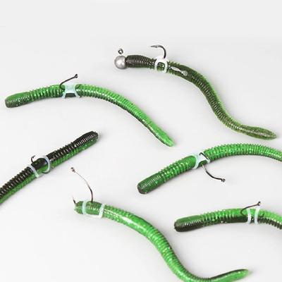 Rings for Lures Baits 4.5mm / 6.3mm Silicone Protections Rings for Wacky Rigs Senko Baits Pack of 30