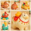 Resin Material Horse Mascot Cute Decorative Ornament Mascot Figure Pony Ornament New Year Gift