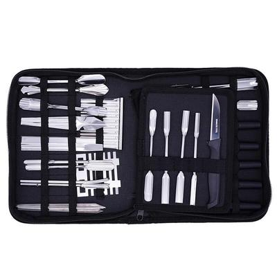 46-Piece Stainless Steel Food Carving Knife Set