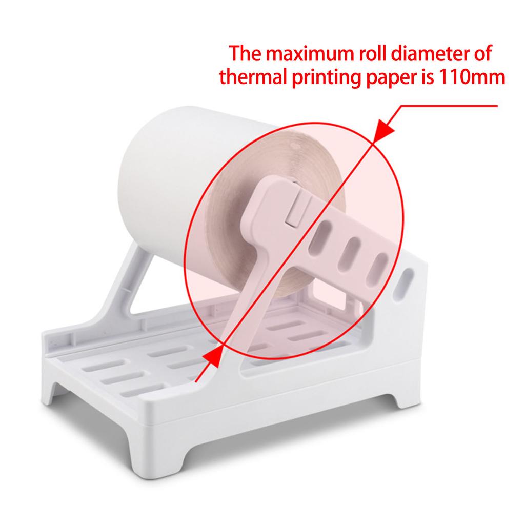 Thermal Label Holder For 4x6 Shipping Printer Labels Desktop Thermal Printer Compatible Easy Load and Dispense