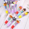 50-1 Halloween Mini Four-color Ballpoint Pen Cute Cartoon Halloween Gift Colored Pen for Elementary School Students