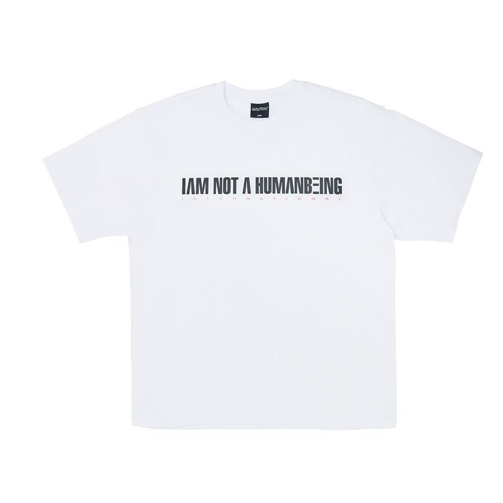 Aimnaseohyumeonbiing I Am Not A Humanbeing Short Sleeve T-Shirt - White