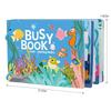 Montessori Baby Busy Book My First Quiet Book Toys for Children Paste Matching Puzzle Game Early Learning Education Toys