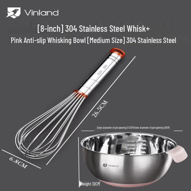 304 Stainless Steel Manual Egg Whisk