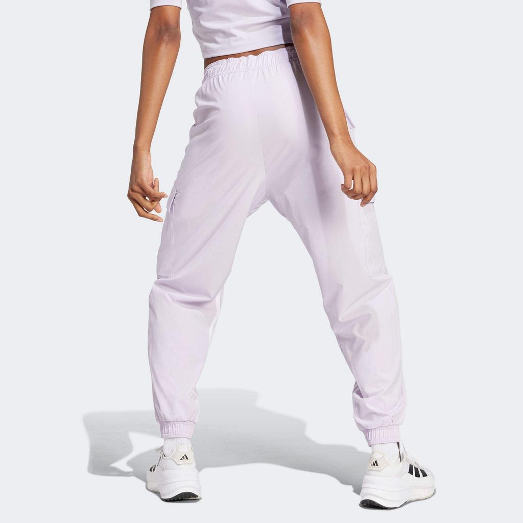 Adidas Dance Three Stripe Color Block Loose Fit Jogger Pants Women Pants Purple IS0907