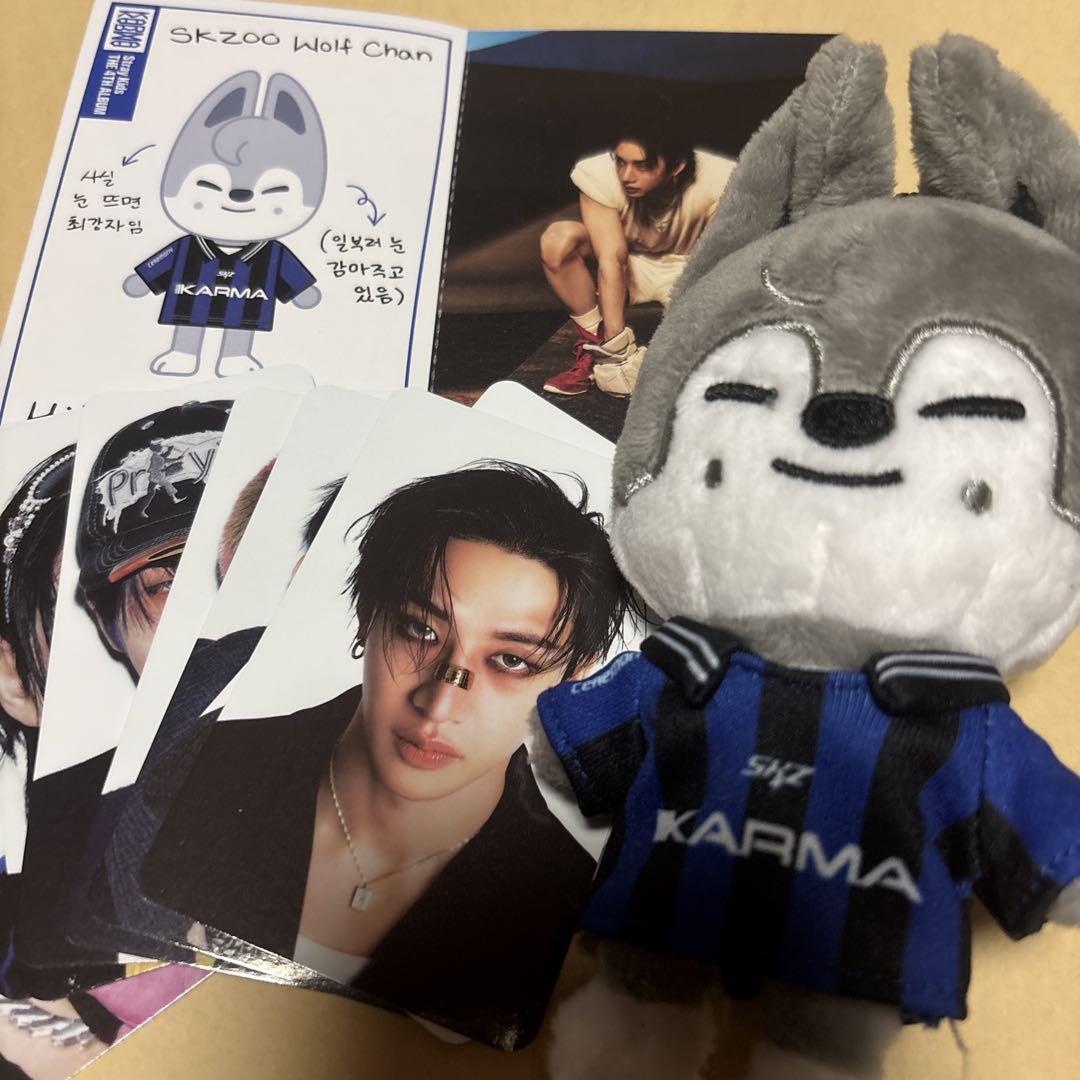 

[USED] Stray Kids, Bang Chan, Wolf Chan, SKZOO trading card bonus