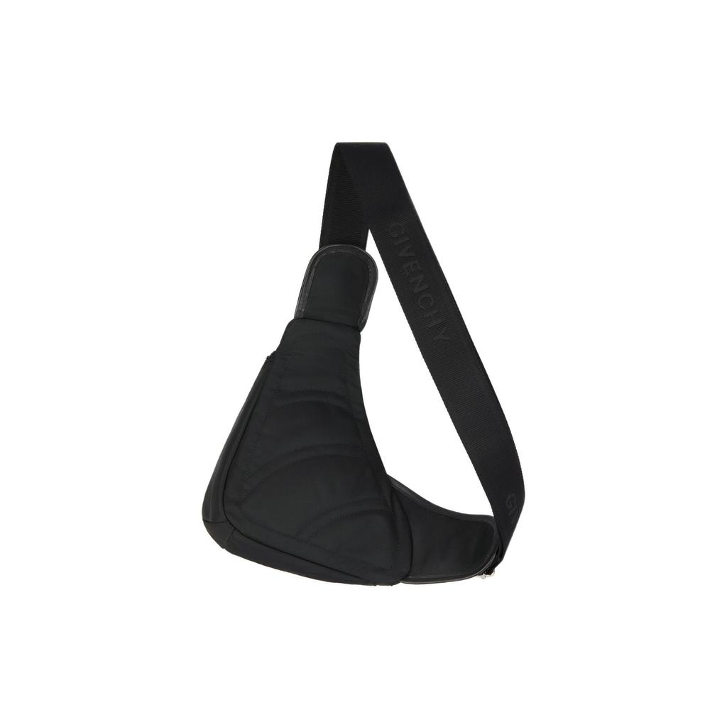 Givenchy G Zip Leather Sling Bag Small Men's Black BKU03NK1JE-001