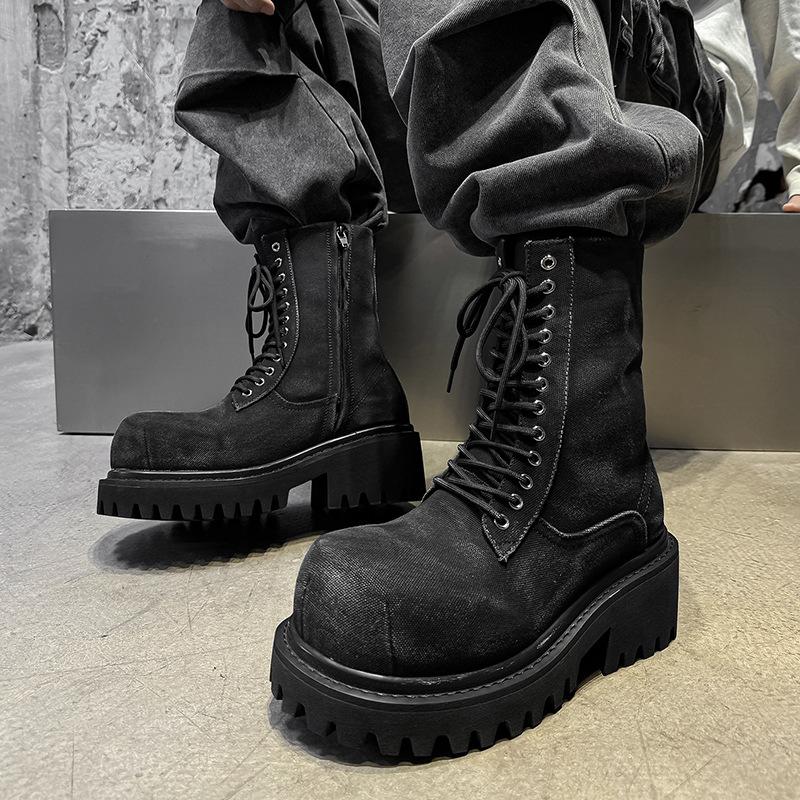 Martin boots thick-soled old British style men's boots locomotive boots casual 23395-J
