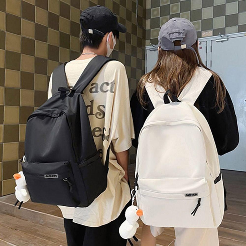 Kreativ Vattentät Tonåring Nylon Bokväska Ryggsäck med Stor Kapacitet Mode Studenter Skolväska Pojkar Flickor Reseryggsäck