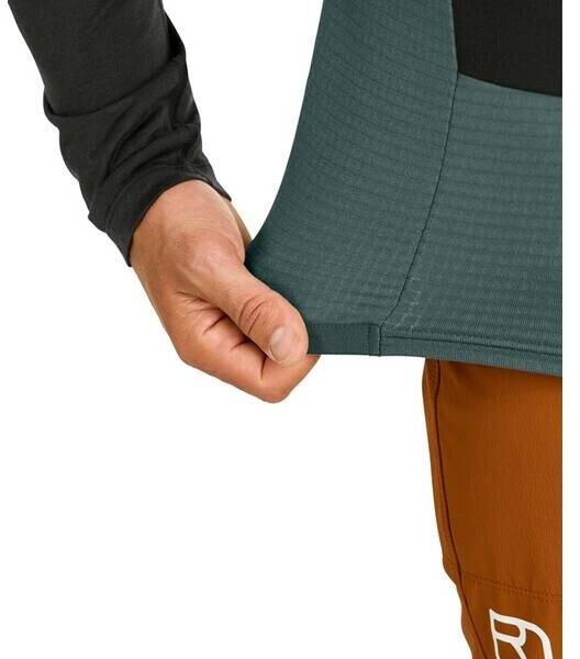 Jacke Ortovox Fleece Grid Weste M (87216) dunkelarktisches Grau