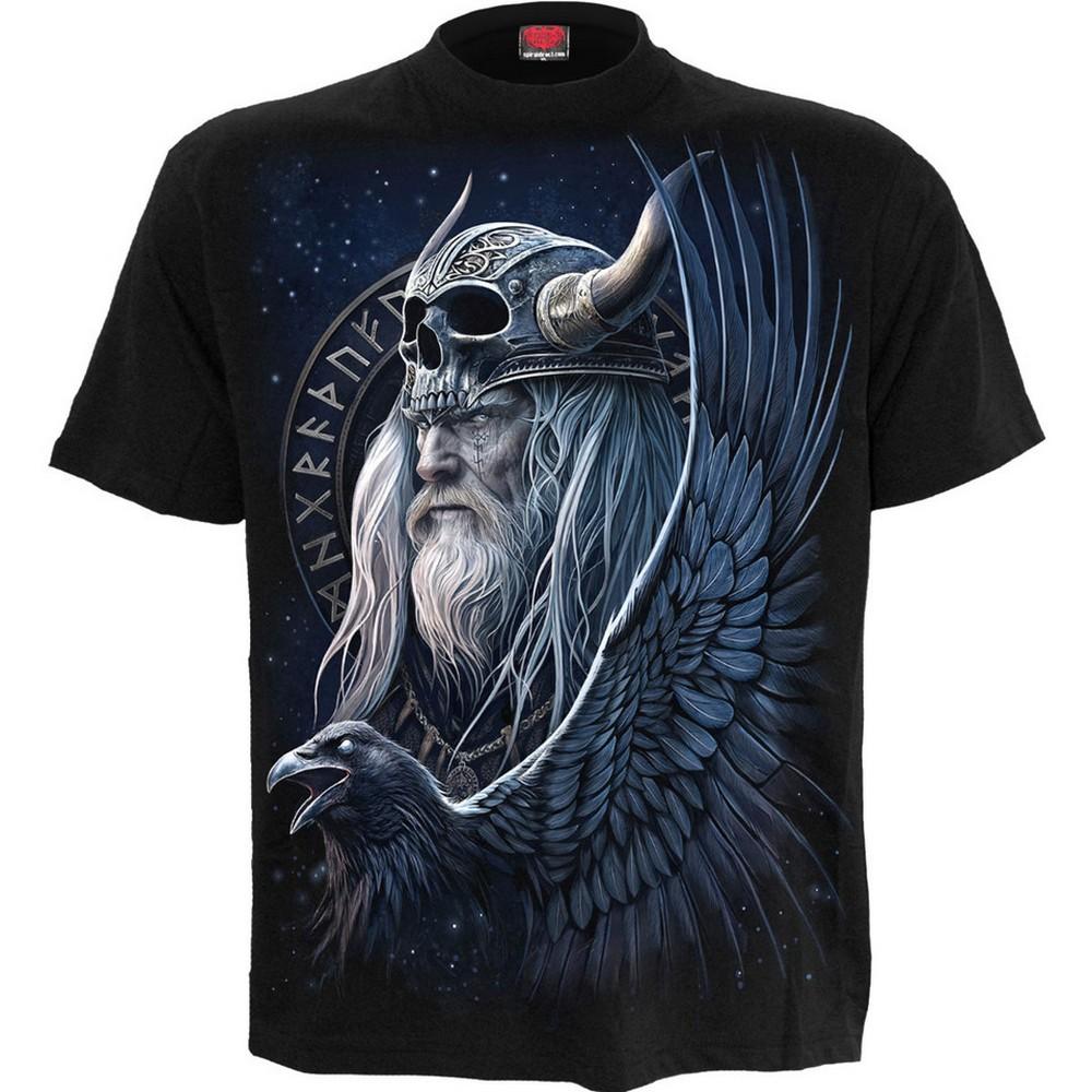 Spiral Direct Unisex Adult Odin´s Warrior Back Print T-Shirt