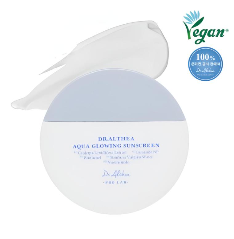 Dr. Althea Aqua Glowing Sunscreen 45ml Lightweight Hydrating UV Protection SPF50+ PA++++ 1 ea