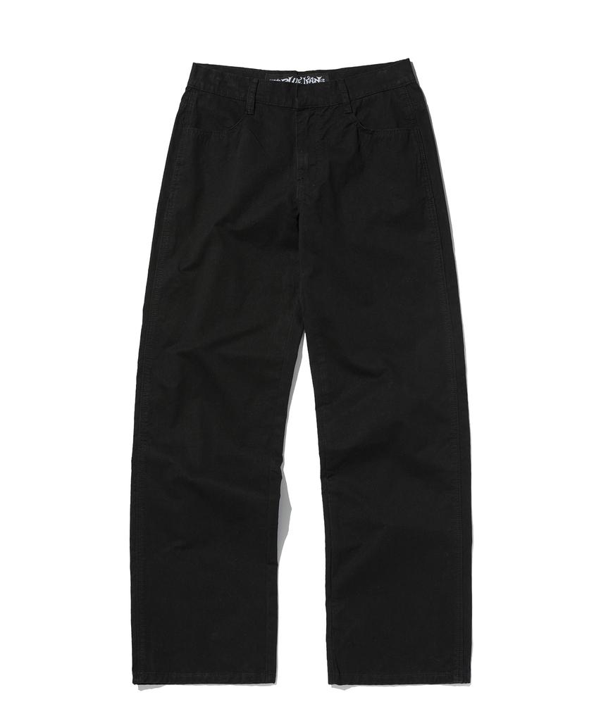 Seuweideu Semi Wide Pants [Black]