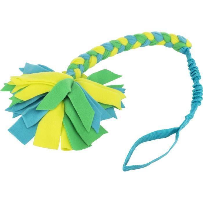 Jouet pour chien - Trixie - Cordon élastique - Polyester - Taille unique - Bleu