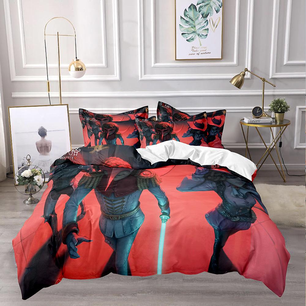 Fifth Personality Quilt Cover Bedding 3D Digital Printing Three-Piece Set
