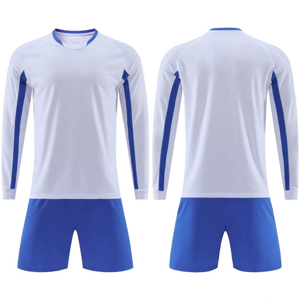 Long-sleeved football suit autumn and winter children's quick-drying sports suit student training suit printed football suit wholesale
