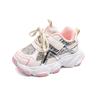 Children's sneakers 2025 spring and autumn baby girl shoes boys solid sole running shoes girls soft sole dad shoes tide