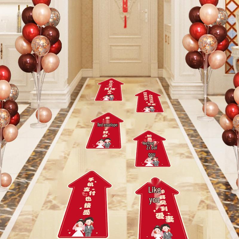Outdoor Wedding Venue Aisle & Arch Balloon Decoration Set